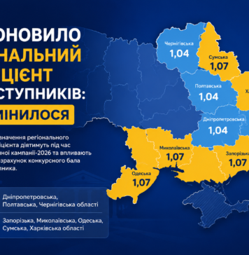 МОН оновило регіональний коефіцієнт для вступників: що змінилося вступ