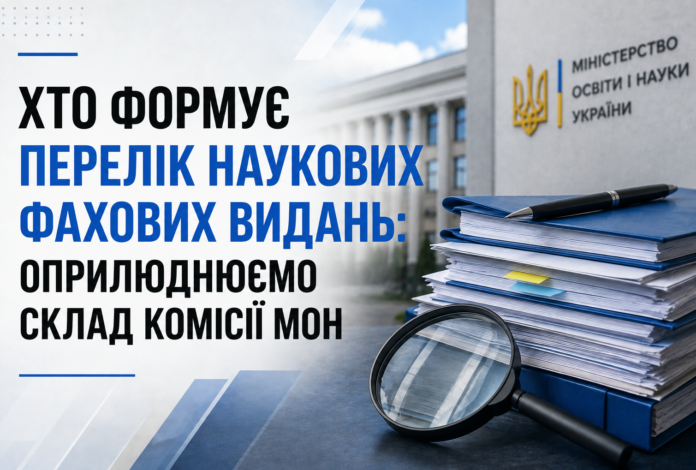 комісія мон_ Склад комісії МОН з питань публікаційної етики та формування Переліку наукових фахових видань