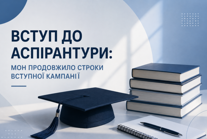 Вступ до аспірантури: МОН продовжило строки вступної кампанії