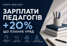 Уряд планує підвищити зарплати педагогів на 20% і вдвічі збільшити стипендії Уряд планує підвищити зарплати педагогів на 20% у 2026–2027 роках