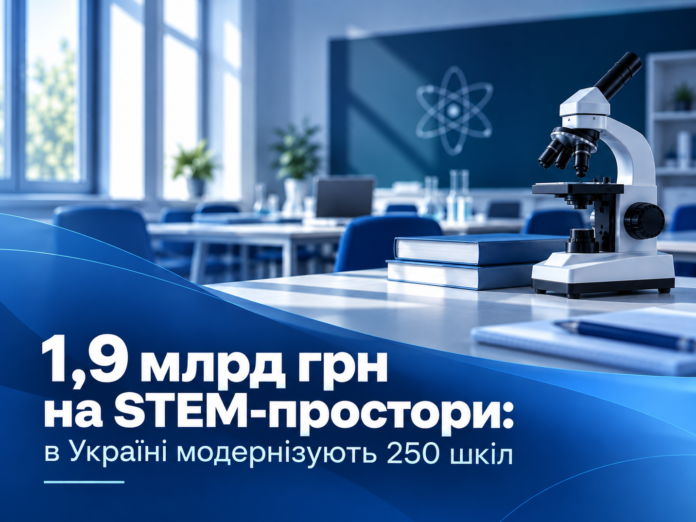 STEM-простори у 250 школах України
