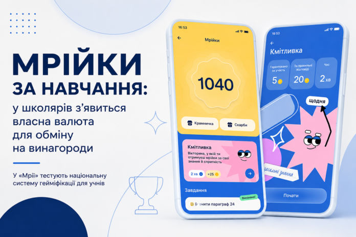 мрійки Мрійки за навчання — внутрішня валюта для школярів у застосунку Мрія