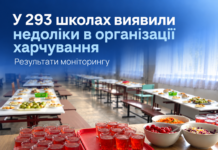 У 293 школах виявили недоліки в організації харчування — результати моніторингу Моніторинг шкільного харчування у закладах загальної середньої освіти